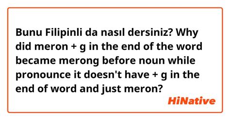 meron tagalog|Meron in English: Definition of the Tagalog word meron.